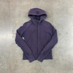 Lululemon Scuba Full Zip Purple Hoodie Athleisure Women's Sz 4